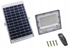 HALOGEN Lampa SOLARNA LED 50W Uliczna Pilot Czujnik ZMIERZCHU 5912 - Miniaturka zdjęcia nr 2