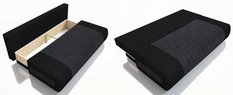 Kanapa Mia 82x204x96  cm do salonu rozkaładana berlin + sawana szara - Miniaturka zdjęcia nr 5