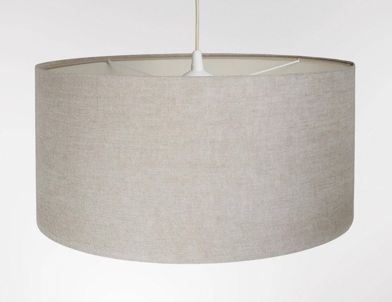 Lampa wisząca 40cm LEN LIGHT beżowa do salonu nr. 6