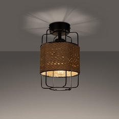 Plafon GIZUR 25x15x15cm E27 nowoczesna lampa do salonu - Miniaturka zdjęcia nr 3