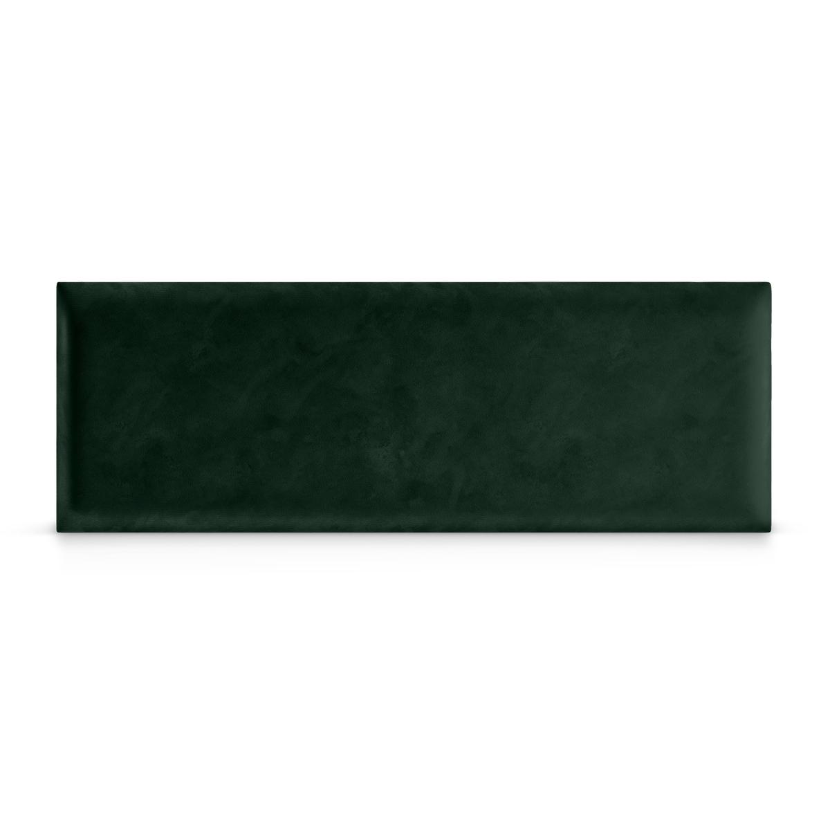 Panele tapicerowane  50x15 cm na ścianę prostokąt butelkowa zieleń  nr. 2