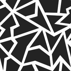 Tapeta Nowoczesna Czarno-Biały Wzór Geometryczny  - Miniaturka zdjęcia nr 6