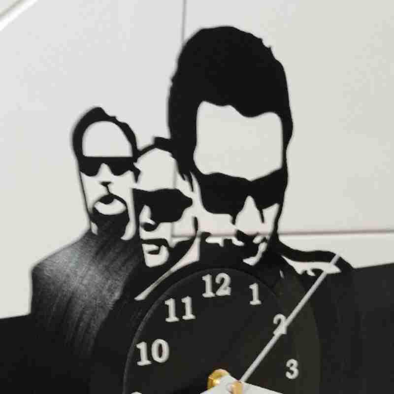 Zegar ścienny z płyty winylowej 30 cm Depeche Mode nr. 2