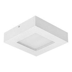 Panel LED 20 x 20 x 5 cm plafon z drewna biały 18W 4000K do salonu - Miniaturka zdjęcia nr 3