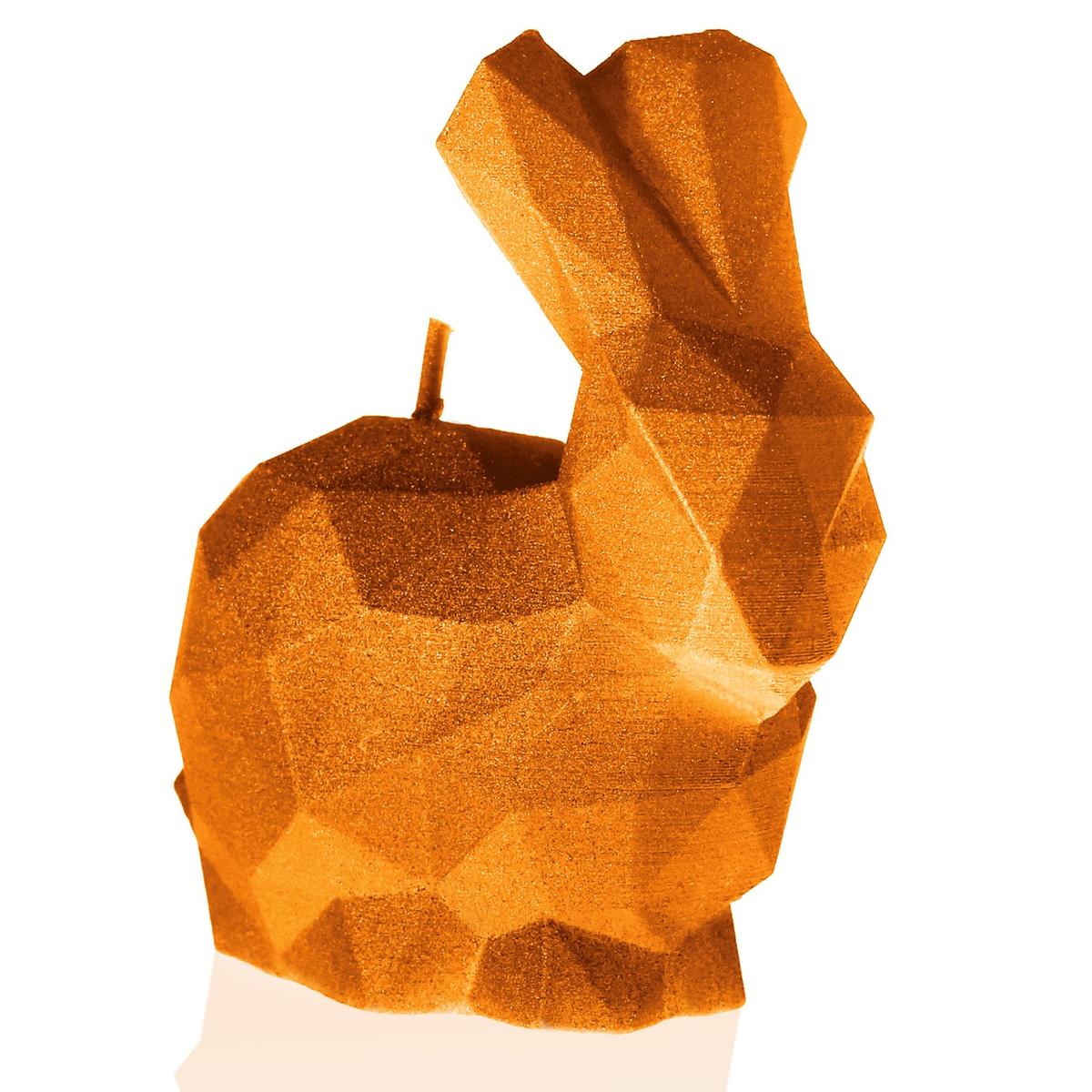 Świeca Rabbit Low-Poly Orange Small nr. 1