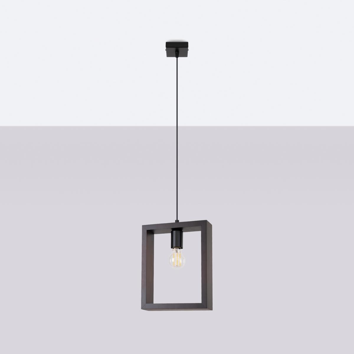 Lampa wisząca ARIES wenge 133x8x24cm nowoczesna E27 do salonu nr. 2