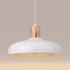 Lampa wisząca INDY biała 120x38x38cm nowoczesna E27 do salonu - Miniaturka zdjęcia nr 9