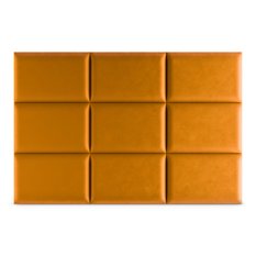  Panele tapicerowane  60x40 cm na ścianę magic velvet miodowy - Miniaturka zdjęcia nr 4