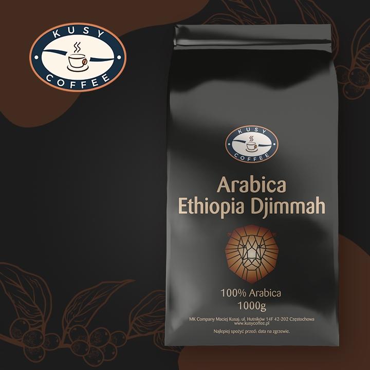 Kawa Ziarnista Etiopia 1kg Smakowa 1kg KusyCoffee nr. 2