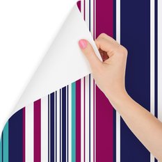Tapeta ścienna do salonu, kolorowe, pionowe paski  - Miniaturka zdjęcia nr 3
