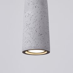 Lampa wisząca ELECTRA beton 125x8x8cm nowoczesna G10 do salonu - Miniaturka zdjęcia nr 6