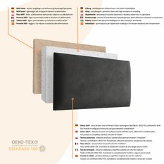 Panele tapicerowane 50x30 cm na ścianę magic velvet lawendowy - Miniaturka zdjęcia nr 9