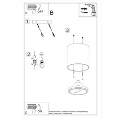 Plafon TIUBE biały 11x12x12cm nowoczesna lampa GU10/ES111 do salonu  - Miniaturka zdjęcia nr 6