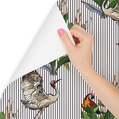 Tapeta – Papugi i żurawie  - Miniaturka zdjęcia nr 3