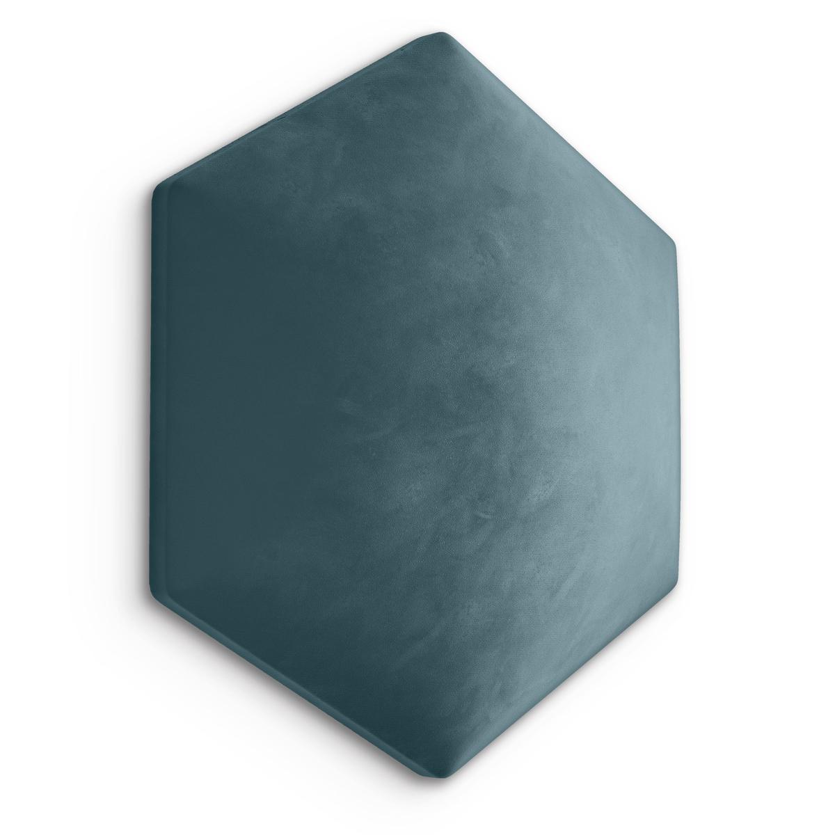 Panele tapicerowane 26x30 cm na ścianę hexagon morski 