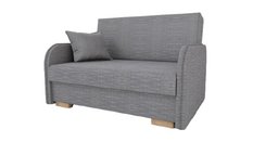 Sofa Gold 80x124x100 cm z funkcją spania do salonu rozkładana berlin szara - Miniaturka zdjęcia nr 1