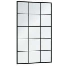  Lustra 100x60 cm do sypialni łazienki czarna rama  6 szt ścienne metal - Miniaturka zdjęcia nr 3