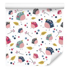 Tapeta Do Pokoju Dziecięcego Kolorowe PTAKI Bajka 53x1000  - Miniaturka zdjęcia nr 4