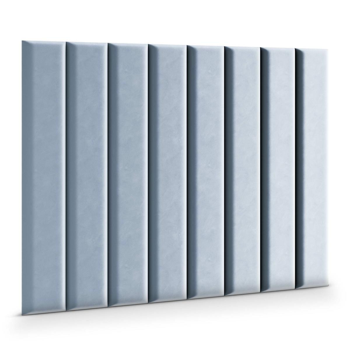 Panele tapicerowane 100x20 na ścianę magic velvet błękitny nr. 3