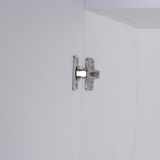 Słupek łazienkowy z dostawą najtaniej LUBA 1K DD 174x60x30 cm szafka łazienkowa kosz na pranie regał biały mat - Miniaturka zdjęcia nr 9