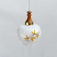 Rustykalna lampa wisząca, VEB Narva Leuchten lata 70. - Miniaturka zdjęcia nr 6