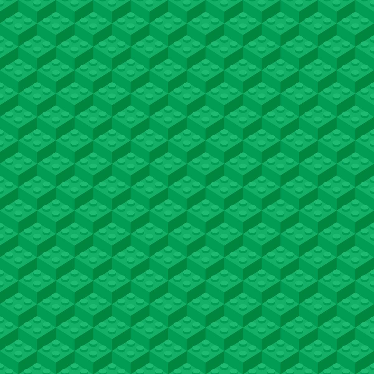 Tapeta Dla Dziecka Kwadratowe ZIELONE Klocki Lego  nr. 5