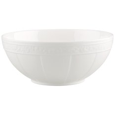 Miska na sałatę 21 cm White Pearl Villeroy & Boch biała  do jadalni - Miniaturka zdjęcia nr 1