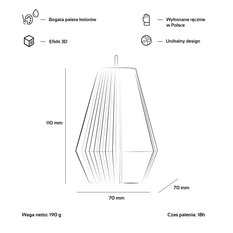 Świeca Rack Soft Steel - Miniaturka zdjęcia nr 3