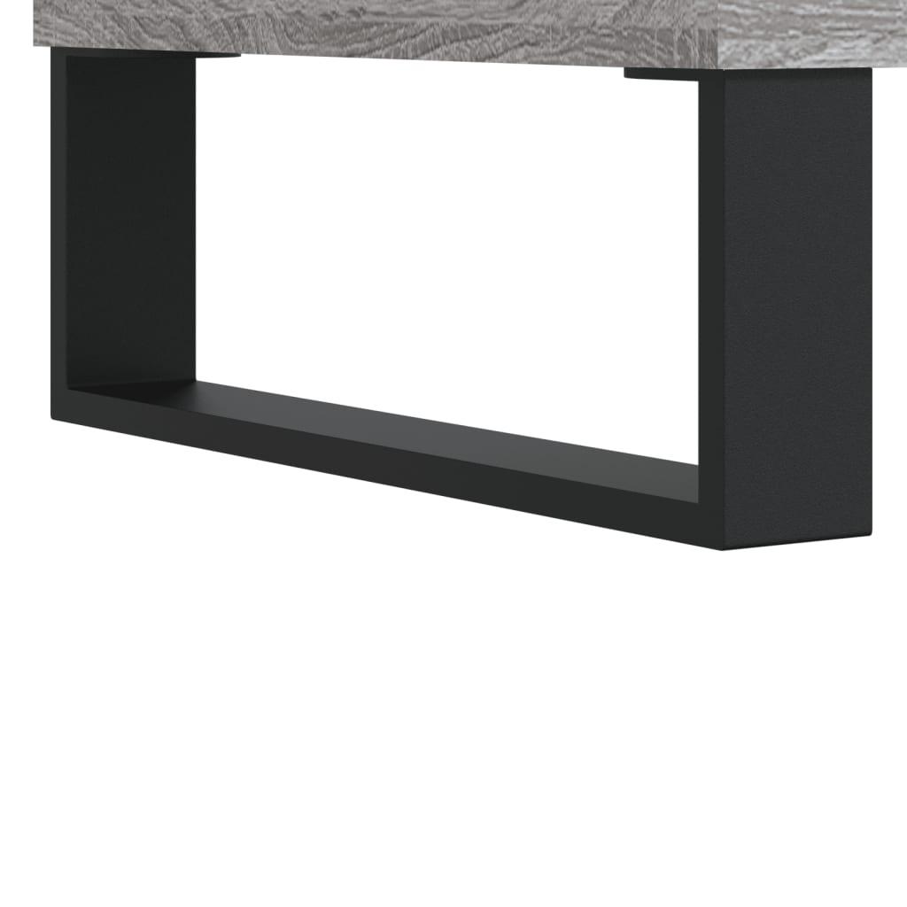 Biurko 140x50x75cm z szafkami szary dąb sonoma do biura lub gabinetu salonu czy pokoju nr. 10