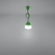 Lampa wisząca DIEGO 3 zielony 90x15x15cm nowoczesna E27 do salonu - Miniaturka zdjęcia nr 6