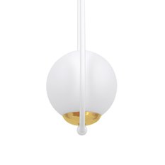 Lampa wisząca K-5301 ARLENA 18.5x100x14 cm do salonu lub pokoju biały/złoty - Miniaturka zdjęcia nr 4