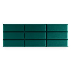  Panele tapicerowane 90x30 cm na ścianę magic velvet turkusowy - Miniaturka zdjęcia nr 4