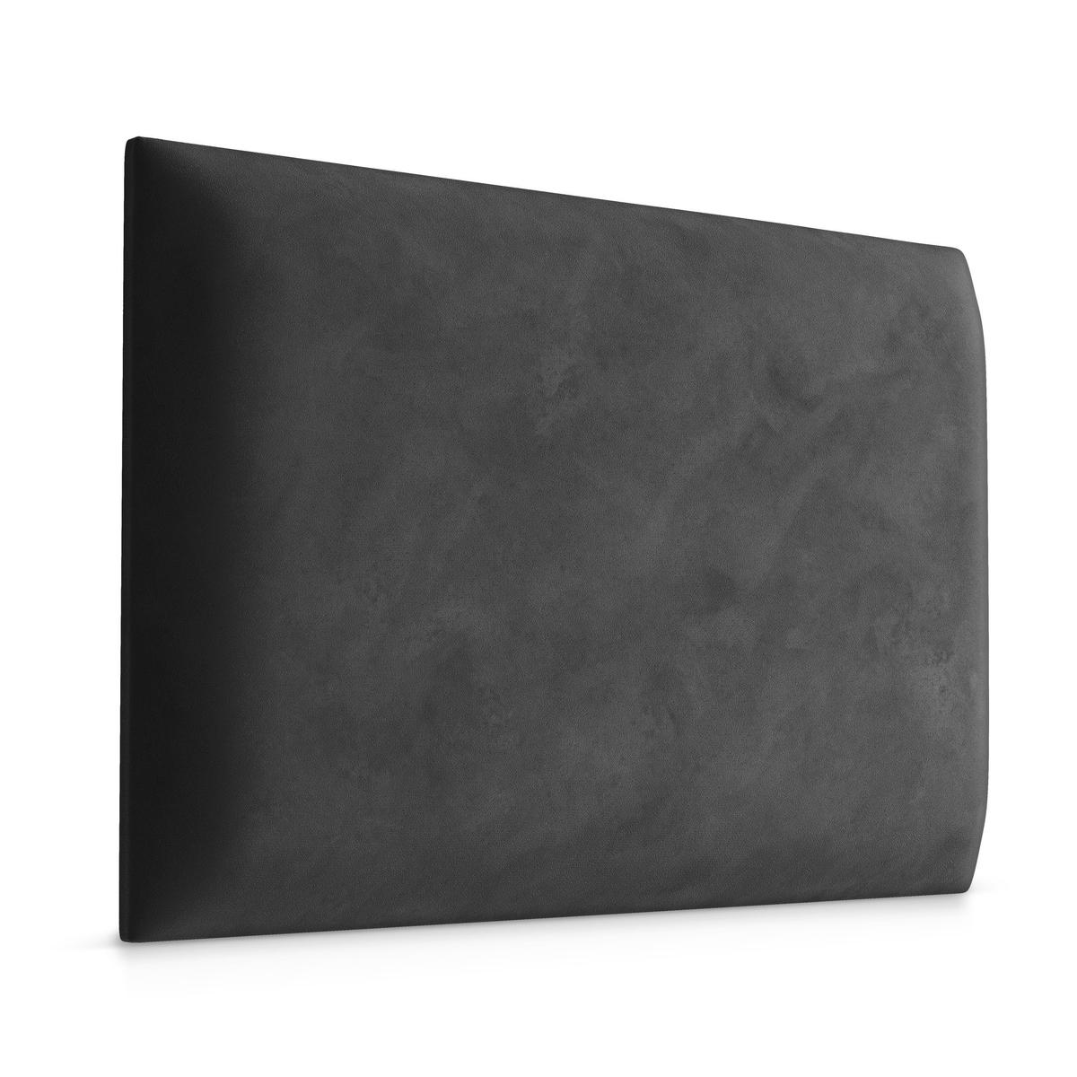 Panele tapicerowane 50x30 cm na ścianę prostokąt grafitowy