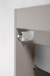 Szafka łazienkowa FLOW 80 cm z umywalką z nogami metalowymi kaszmir - Miniaturka zdjęcia nr 9