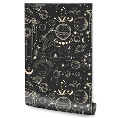 Tapeta Ścienna KSIĘŻYCE Planety Kosmos Styl Boho  - Miniaturka zdjęcia nr 1
