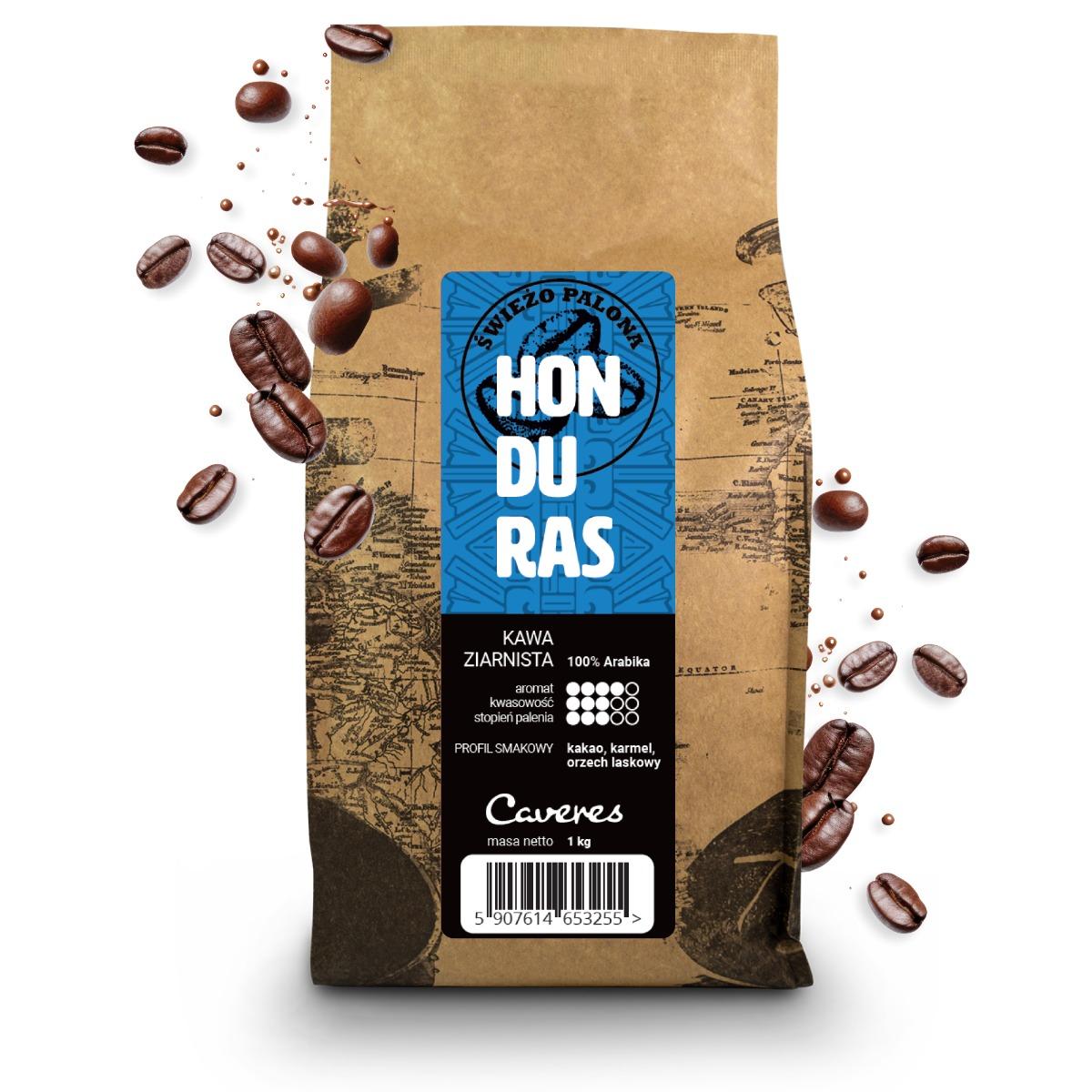 Kawa ziarnista Caveres HONDURAS 1kg