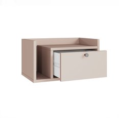 Szafka nocna wisząca AURA 50x35x22 cm stolik nocny do sypialni lewy kaszmir - Miniaturka zdjęcia nr 3