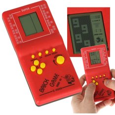 Gra Gierka Elektroniczna Tetris 9999in1 czerwona