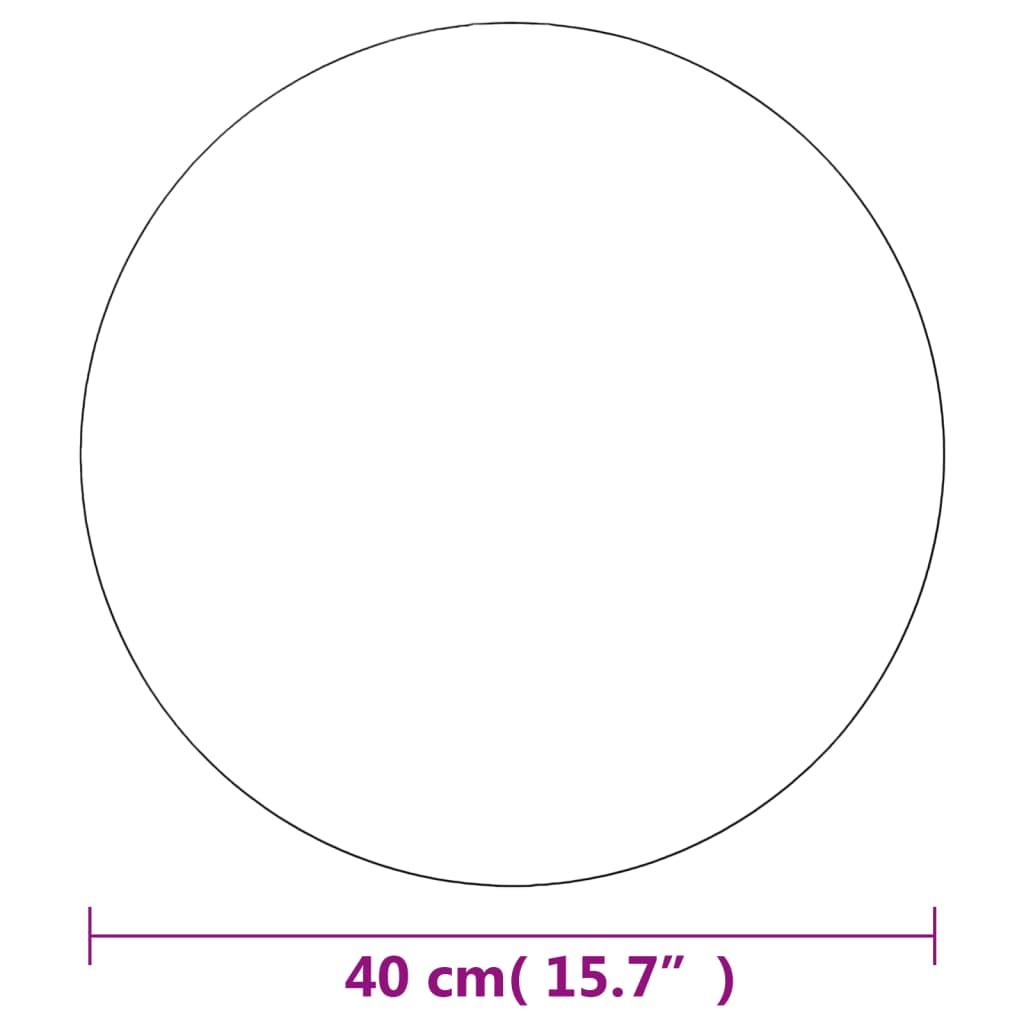 Lustro 40 cm do sypialni łazienki ścienne okrągłe szklane nr. 7