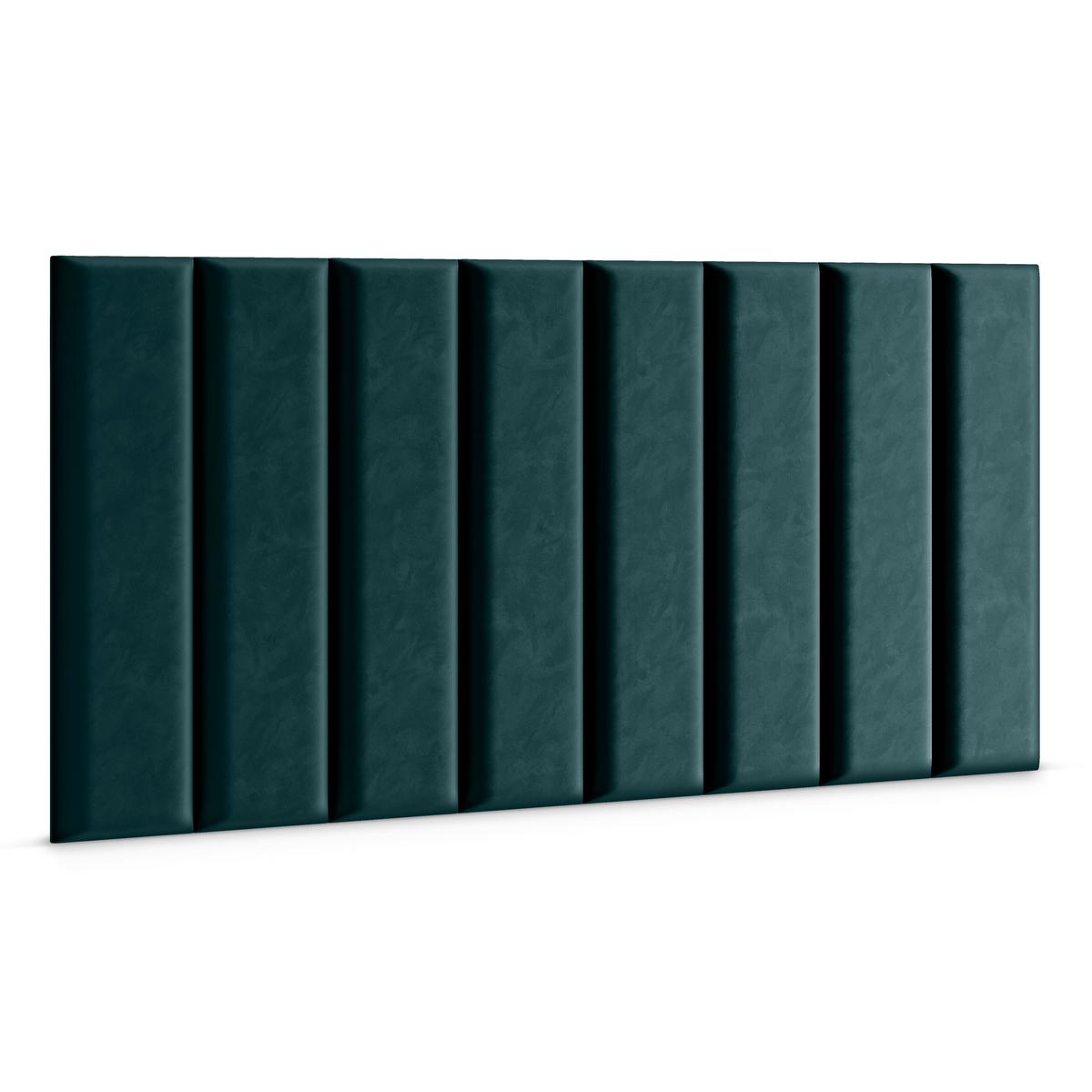  Panele tapicerowane 60x15 cm na ścianę prostokąt turkusowy nr. 3