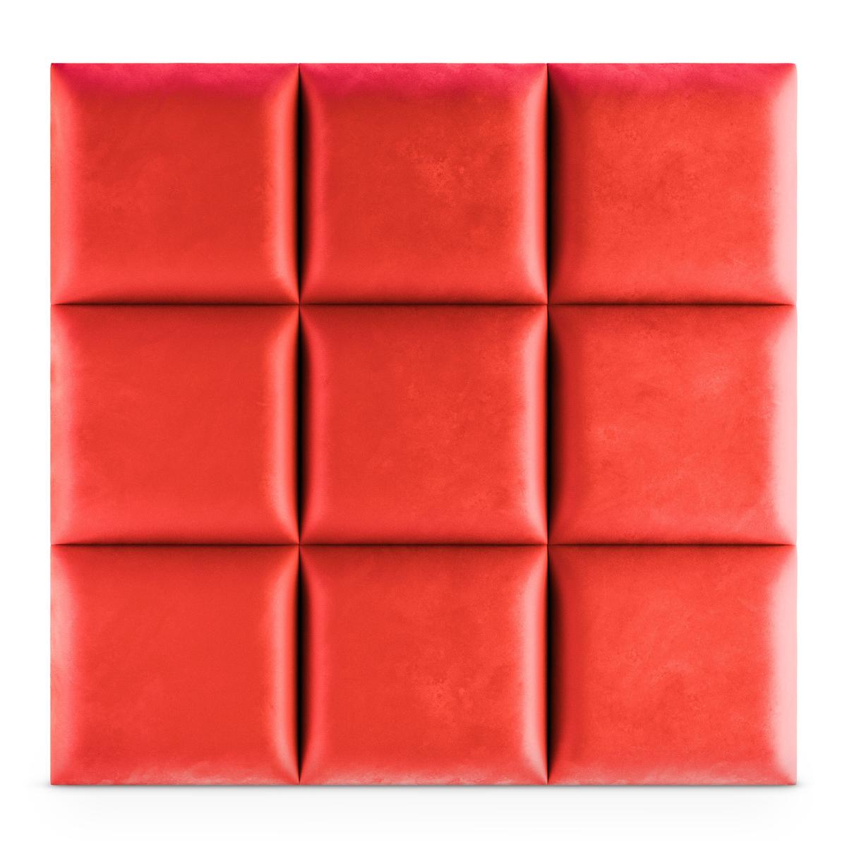 Panele tapicerowane 50x50 na ścianę magic velvet czerwone nr. 4