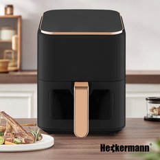 Frytkownica beztłuszczowa Air Fryer 4L Heckermann® RA510D Złota - Miniaturka zdjęcia nr 2