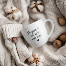 Kubek 300 ml - Przyjaźń to tak samo zryte banie złote serce - Miniaturka zdjęcia nr 2