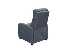 Fotel dla seniora VELLO jasnoszary 64x89-156 cm x98 cm rozkładany fotel TV z funkcją spania komfortowy do salonu i pokoju - Miniaturka zdjęcia nr 8