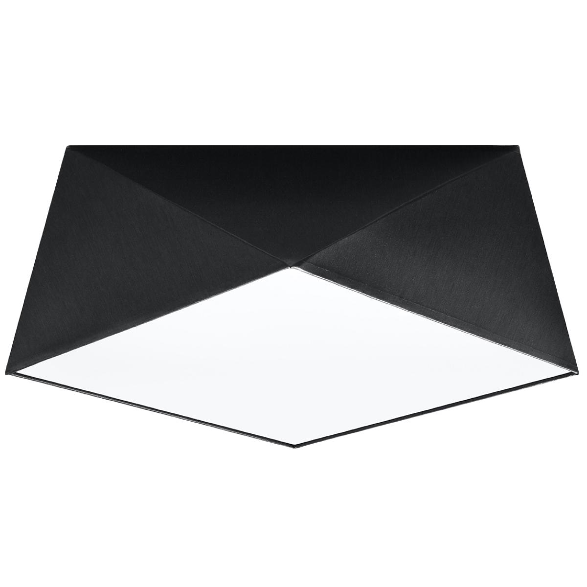 Plafon HEXA 35 czarny 15x35x35cm nowoczesna lampa E27 do salonu nr. 1