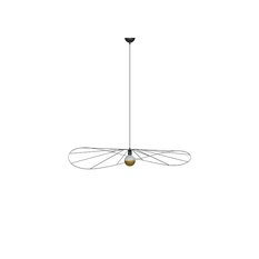 Lampa wisząca ESKOLA 70 czarna 150x70x70cm nowoczesna E27 do salonu - Miniaturka zdjęcia nr 1