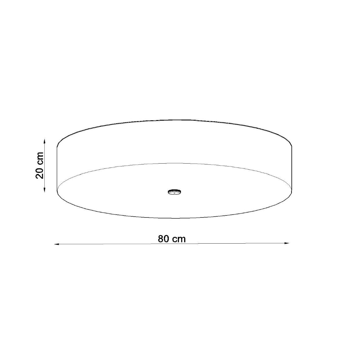 Plafon SKALA 80 biały 20x80x80cm E27 nowoczesna lampa do salonu nr. 4