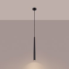 Lampa wisząca Bliss 118x8x8cm czarna - Miniaturka zdjęcia nr 3