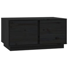 Stolik kawowy 80x50x40 cm z pojemnymi szufladami z litego drewna sosnowego do salonu - Miniaturka zdjęcia nr 4
