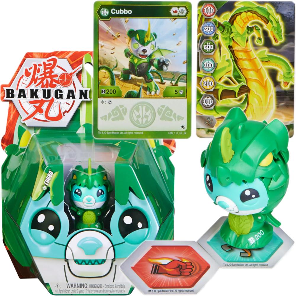 BAKUGAN ZIELONY VENTUS DRAGONOID DRAGO CUBBO